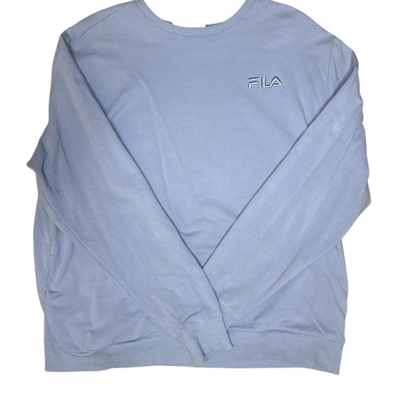 Fila Tops - Fila Periwinkle Crewneck Sweatshirt
